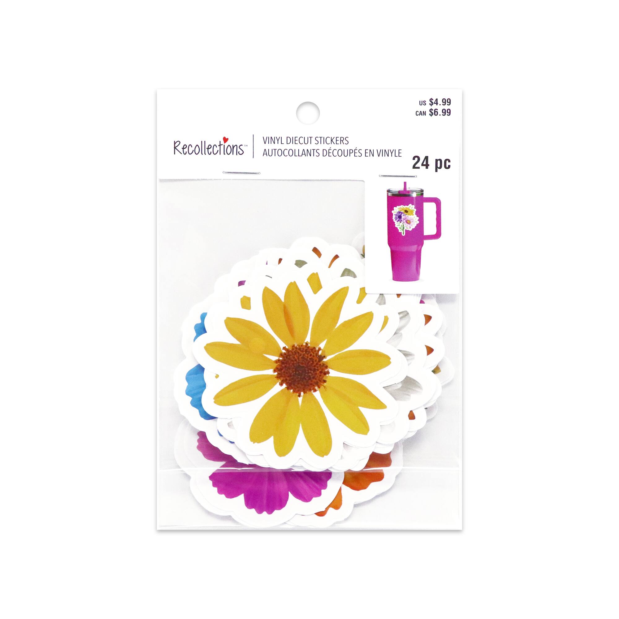 Daisy Vinyl Die-Cut Stickers by Recollections™